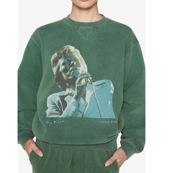 Anine Bing Ramona Sweatshirt AB xTO Bowie - Picture 2 of 4